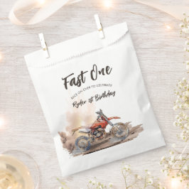 Bolsa De Papel Fast One Little Racer First Birthday