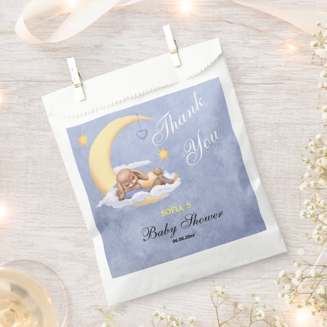 Bolsa De Papel Favor Bags baby ducha (Cortado)