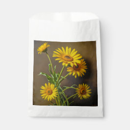 Bolsa De Papel Favor Bags (Yellow Daisies)