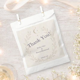 Bolsa De Papel Favor Celestial de Boda