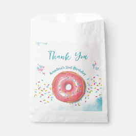 Bolsa De Papel Favor de Bolsas para el segundo cumpleaños.