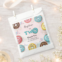 Favor de Bolsas para el segundo cumpleaños.