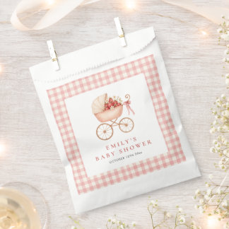 Bolsa De Papel Favor de Dulce Bebe de Shower de Fresa