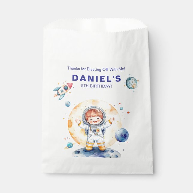 Bolsa De Papel Favor de las bolsas (Anverso)