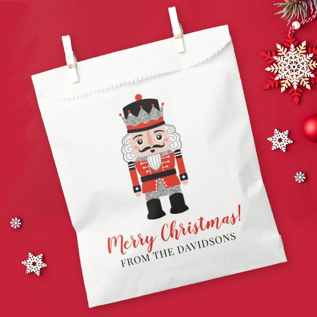 Bolsa De Papel Favor del Partido Festividad de los Navidades Nutc (A cute bag for your Christmas holiday party favors.)