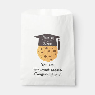 Bolsa De Papel Favores elegantes de la graduación de la galleta