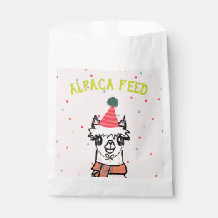 Bolsa De Papel Feed Alpaca Cactus Fiesta Cumpleaños
