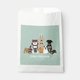Bolsa De Papel Felices disfraces Mascotas de Halloween