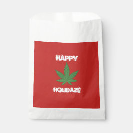 Bolsa De Papel Felices Fiestas Personalizadas