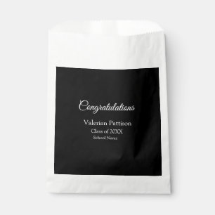 Bolsa De Papel Felicitaciones graduado agregar nombre de escuela