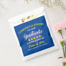 Bolsa De Papel Felicitaciones por su graduación a nuestra fiesta
