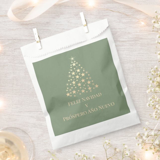 Bolsa De Papel Feliz árbol de navidad navideño navideño navideño  (Cortado)