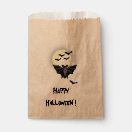 Bolsa De Papel Feliz Bate de Halloween
