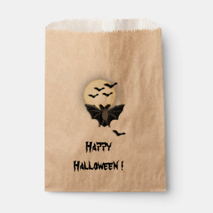 Bolsa De Papel Feliz Bate de Halloween