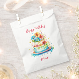 Bolsa De Papel Feliz cumpleaños a mi hermana personalizada