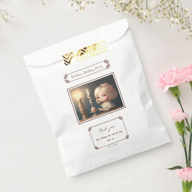 Bolsa De Papel Feliz cumpleaños Chica 01 (Sellado)