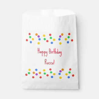 Bolsa De Papel Feliz cumpleaños, colorido Fiesta Confetti