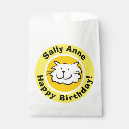 Bolsa De Papel Feliz cumpleaños con nombre