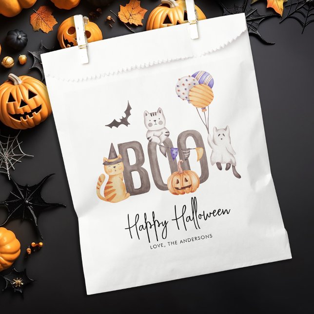 Bolsa De Papel Feliz cumpleaños de Halloween a los chicos animan  (Subido por el creador)