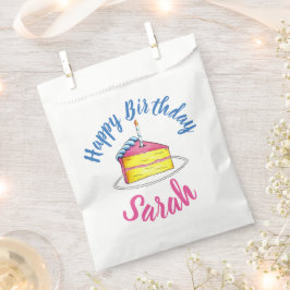 Bolsa De Papel Feliz cumpleaños Día festivo para Fiesta de velas 