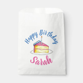 Bolsa De Papel Feliz cumpleaños Día festivo para Fiesta de velas 