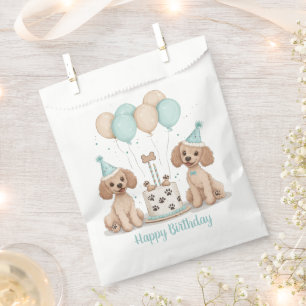 Bolsa De Papel Feliz cumpleaños, perros de cangrejo estándar
