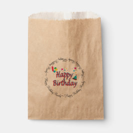 Bolsa De Papel Feliz cumpleaños Personalizado Loot