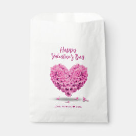 Bolsa De Papel Feliz Día de San Valentín, encantador corazón de j