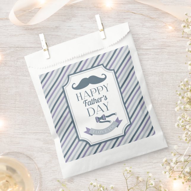 Bolsa De Papel Feliz Día del Padre (Cortado)