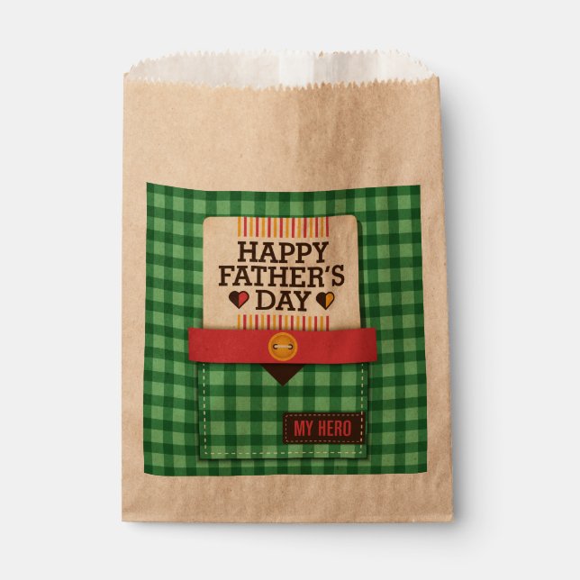 Bolsa De Papel Feliz Día del Padre (Anverso)