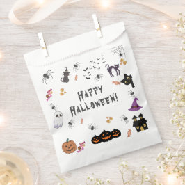 Bolsa De Papel Feliz Fiesta de Halloween