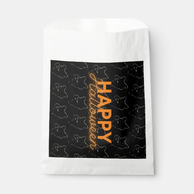 Bolsa De Papel Feliz Halloween (Anverso)