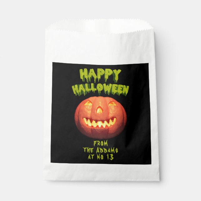 Bolsa De Papel Feliz Halloween (Anverso)