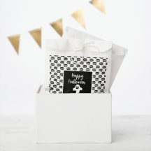 Feliz Halloween fantasma, no hay trucos, solo trat