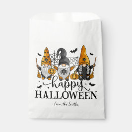 Bolsa De Papel Feliz Halloween Gnomes