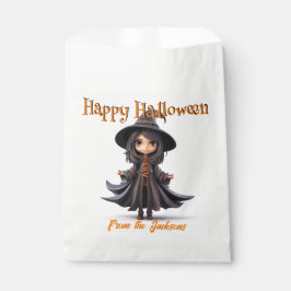 Bolsa De Papel Feliz Halloween, gran bruja ocular en NEGRO