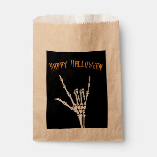 Bolsa De Papel Feliz Halloween ILY Skeleton Candy Bags