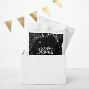 Bolsa De Papel Feliz Halloween Telaraña Personalizada