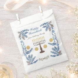 Bolsa De Papel 🕎 Feliz Hanukkah, acuarela