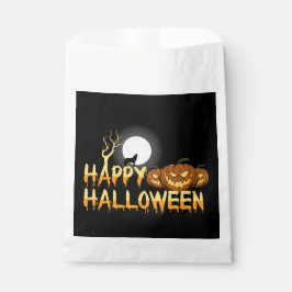 Bolsa De Papel Feliz Lobo de Halloween