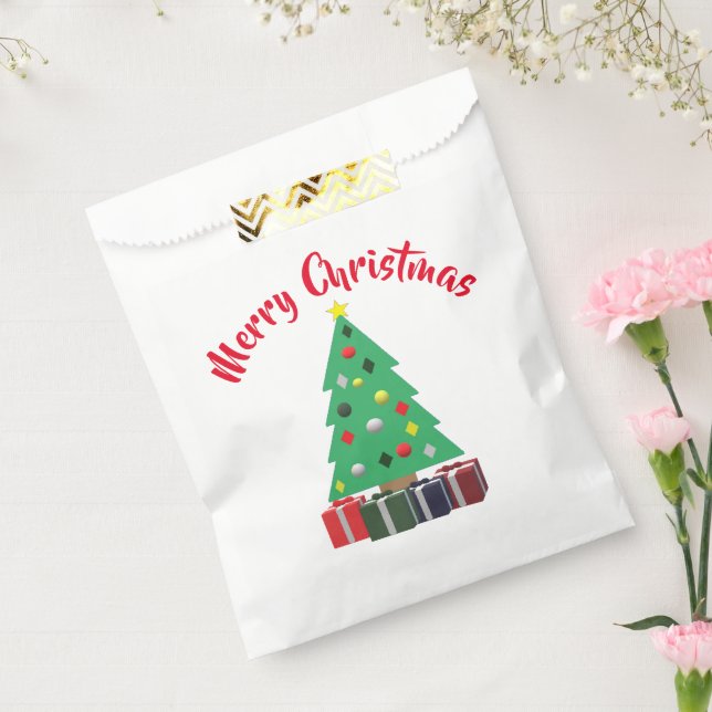 Bolsa De Papel Feliz Navidad (Sellado)