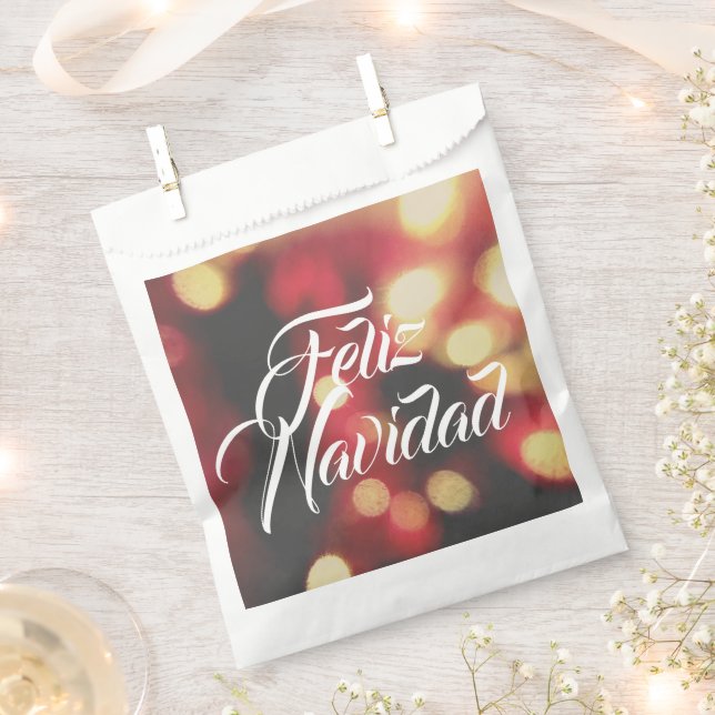 Bolsa De Papel Feliz Navidad (Cortado)