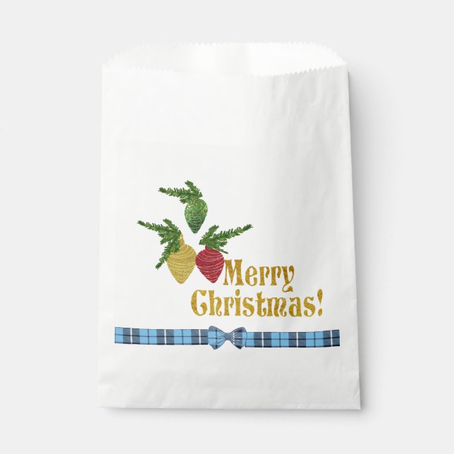 Bolsa De Papel Feliz Navidad (Anverso)