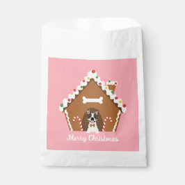 Bolsa De Papel Feliz Navidad Gingerbread Dog House