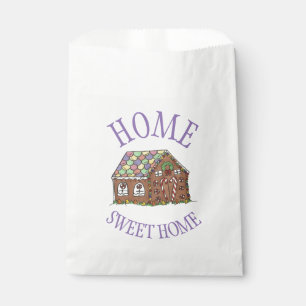 Bolsa De Papel Feliz Navidad Gingerbread House Trajes de Navidad