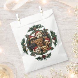 Bolsa De Papel Feliz Navidad Yorkshire Terrier Dogs