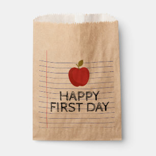 Bolsa De Papel Feliz primer día de regreso a la escuela del profe