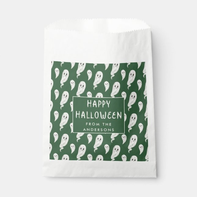 Bolsa De Papel Feliz regalo de fiesta de Halloween (Anverso)
