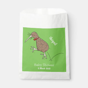 Bolsa De Papel Feliz salto kiwi con diseño de personalizado de co