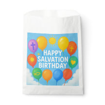Feliz Salvación Bolsa de Favor de Cumpleaños
